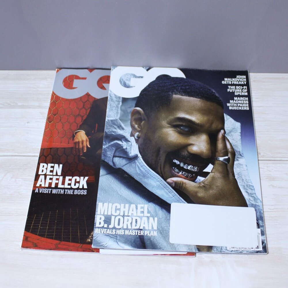 GQ Magazine US Edition - March 2025 & May 2025 - Ben Affleck & Michael B. Jordan
